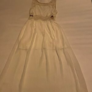 IVY/NUDE WHITE junior maxi dress